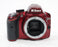 Nikon D3200 DSLR with 18-55 f/3.5-5.6 GVRII Lens with Shutter Count 3,531 (Red)