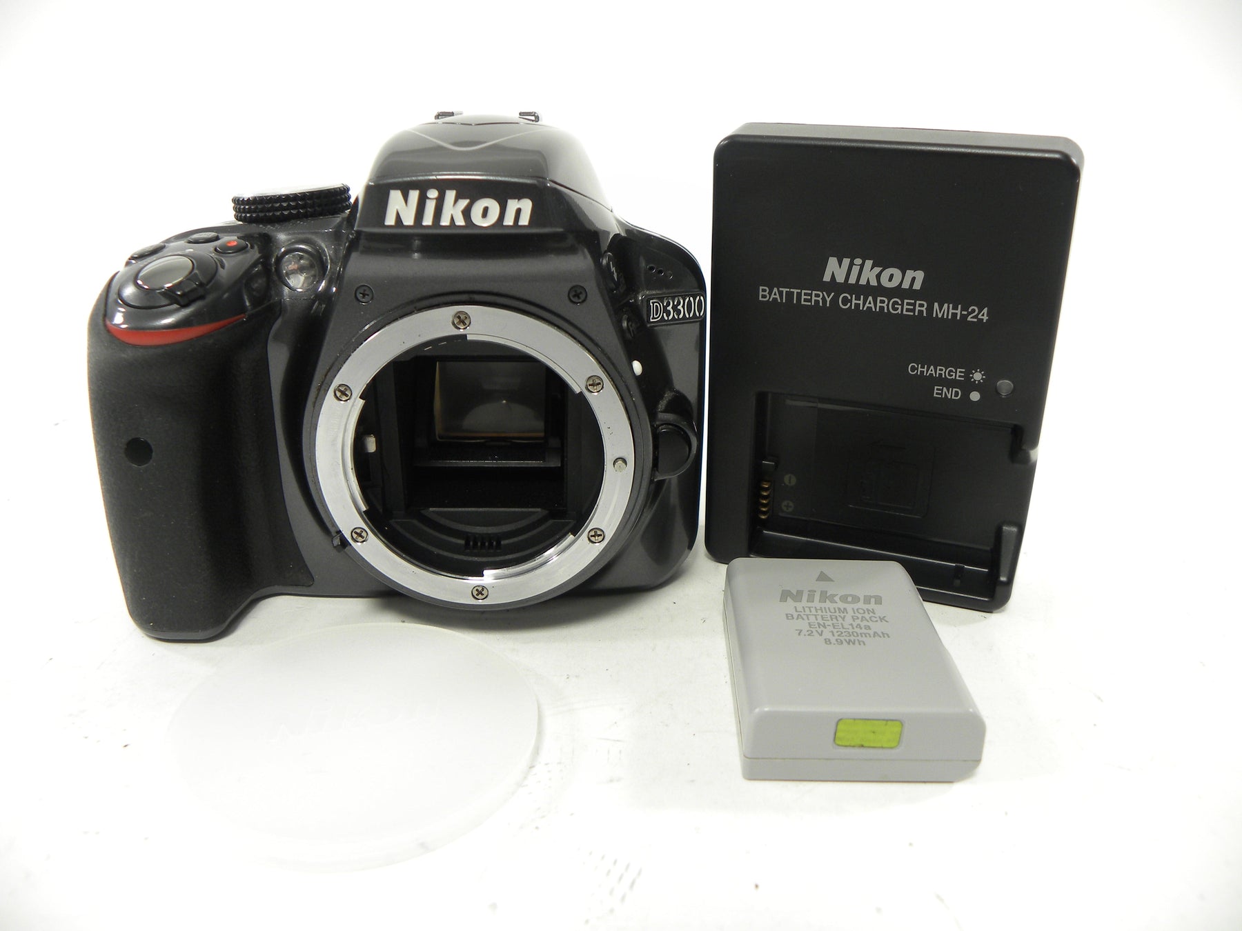 Nikon D3300 24.2mp Digital SLR body only Shutter Ct. 3,636