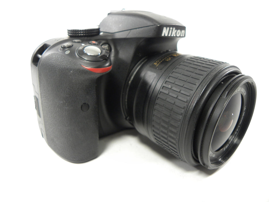 Nikon D3300 24.2mp Digital SLR w/AF-S 18-55 DX VR Shutter Ct. 18,606