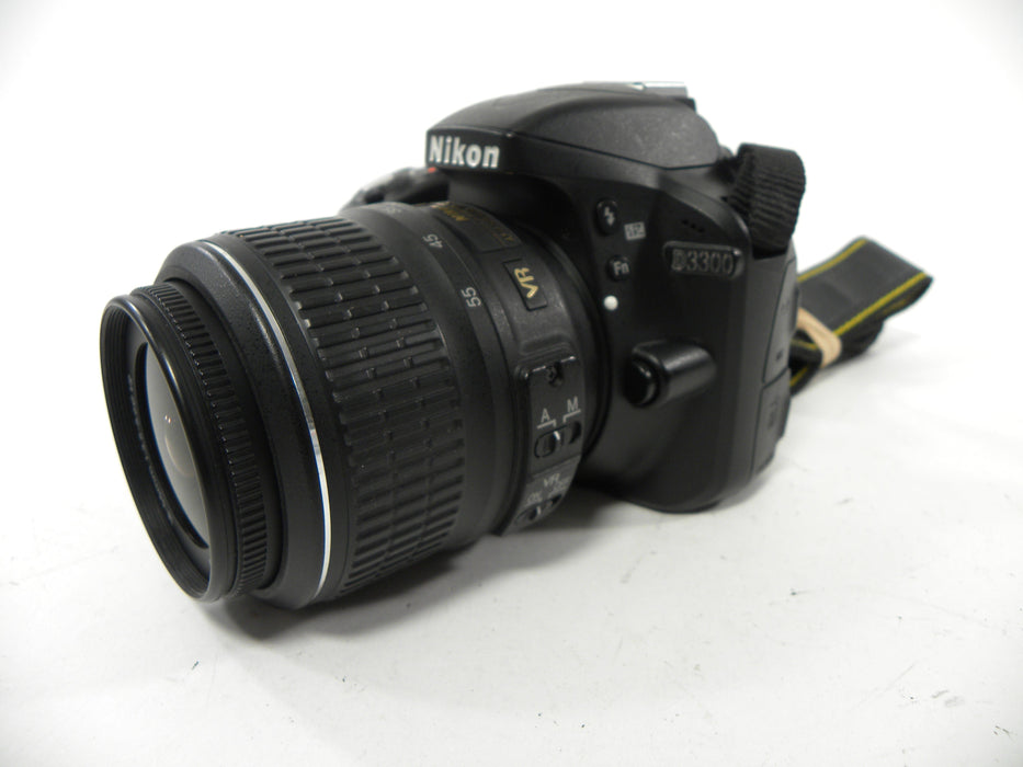 Nikon D3300 24.2mp Digital SLR w/AF-S 18-55 DX VR Shutter Ct. 4,438
