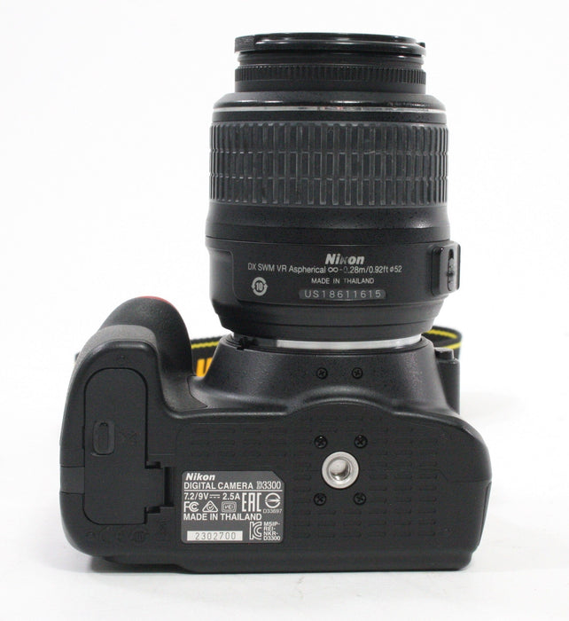 Nikon D3300 Digital SLR Camera with18-55mm f/3.5-5.6G VR Lens with Shutter Count ONLY 242