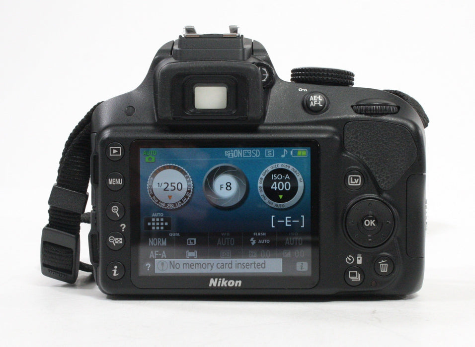 Nikon D3300 Digital SLR Camera with18-55mm f/3.5-5.6G VR Lens with Shutter Count ONLY 242