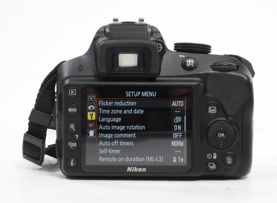 Nikon D3300 Digital SLR Camera with18-55mm f/3.5-5.6G VR Lens with Shutter Count ONLY 242