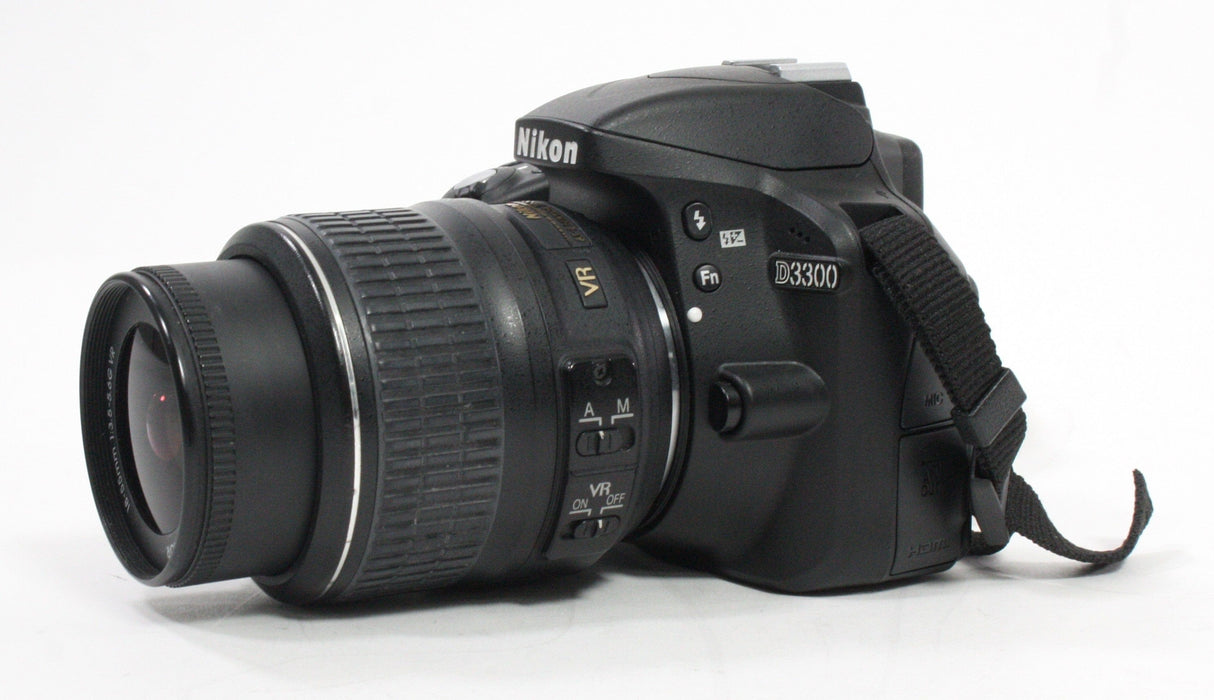 Nikon D3300 Digital SLR Camera with18-55mm f/3.5-5.6G VR Lens with Shutter Count ONLY 242