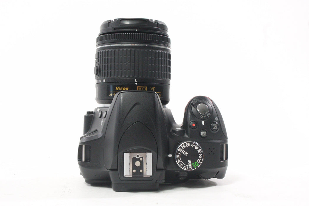 Nikon D3300 DSLR Camera with 18-55mm f/3.5-5.6 G VR AF-P DX Lens SC#2,531