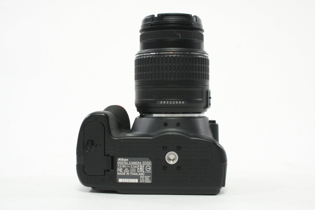 Nikon D3300 DSLR Camera with 18-55mm f/3.5-5.6G II VR DX AF-S Lens with a Shutter Count of 5,244