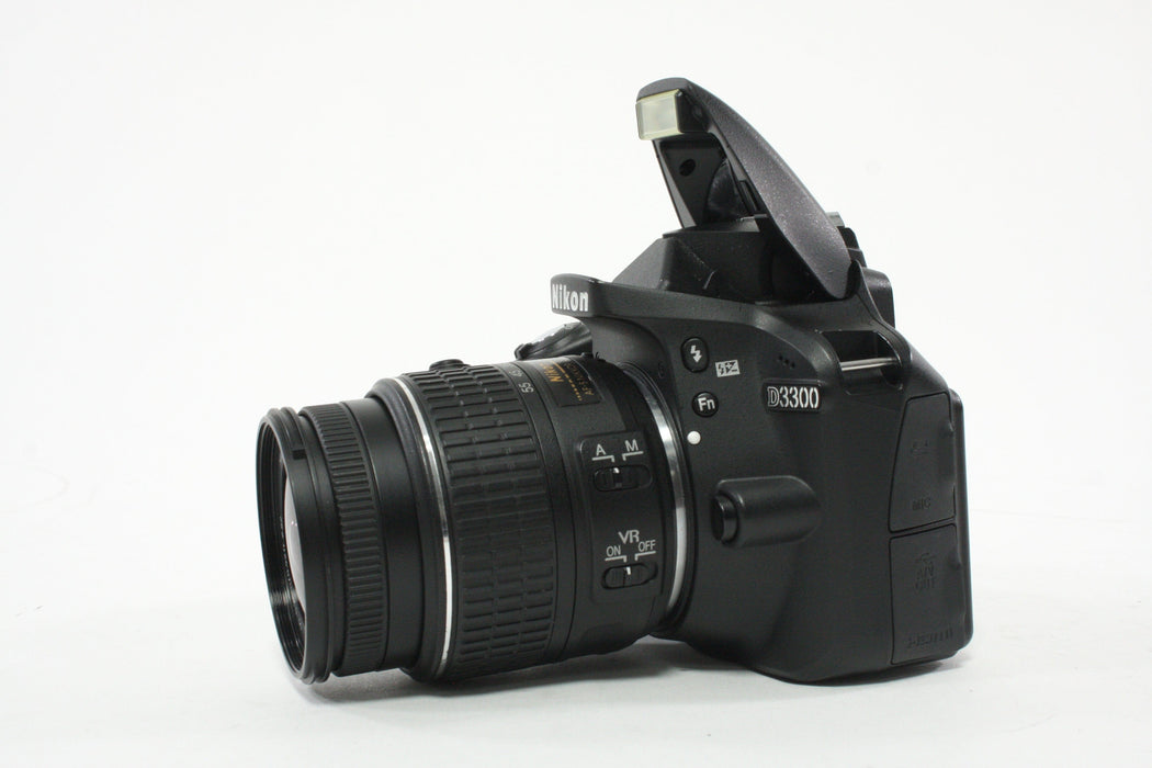 Nikon D3300 DSLR Camera with 18-55mm f/3.5-5.6G II VR DX AF-S Lens with a Shutter Count of 5,244