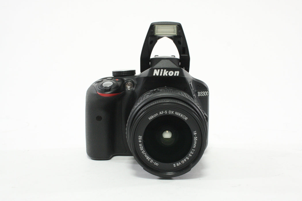 Nikon D3300 DSLR Camera with 18-55mm f/3.5-5.6G II VR DX AF-S Lens with a Shutter Count of 5,244