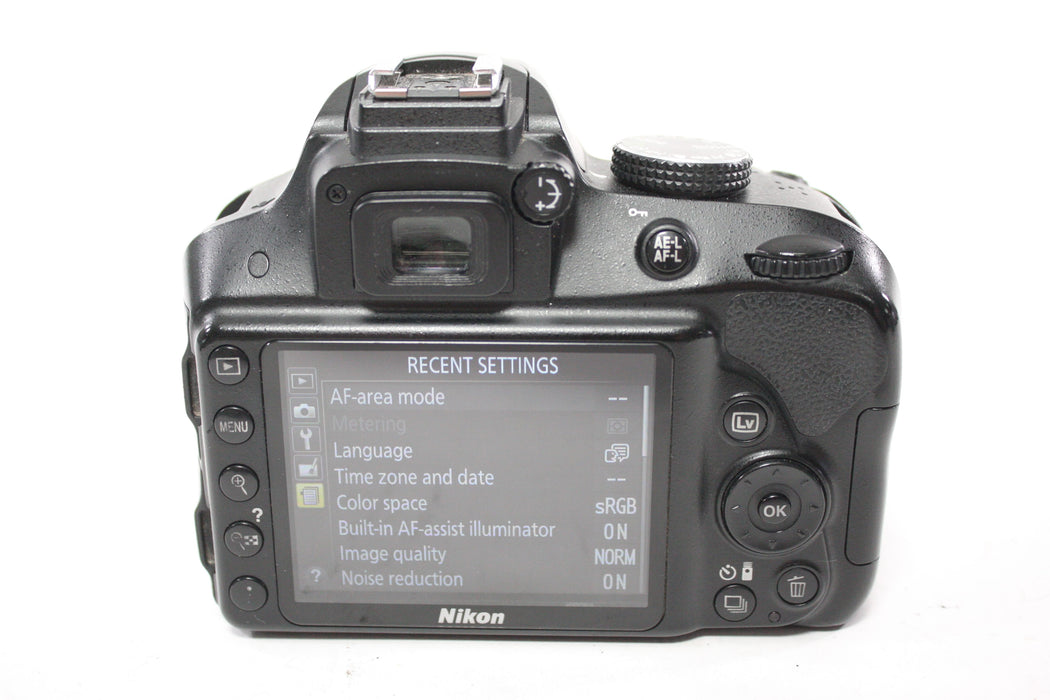 Nikon D3300 DSLR Camera with Nikon 18-55mm f/3.5-5.6G II DX VR Lens with Shutter Count 15,706