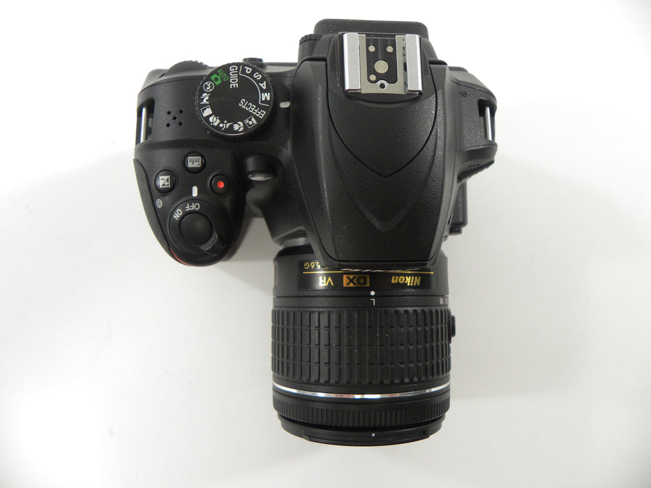 Nikon D3400 24.2mp Digital SLR w/AF-P 18-55 DX VR Lens Shutter Ct. 2,881
