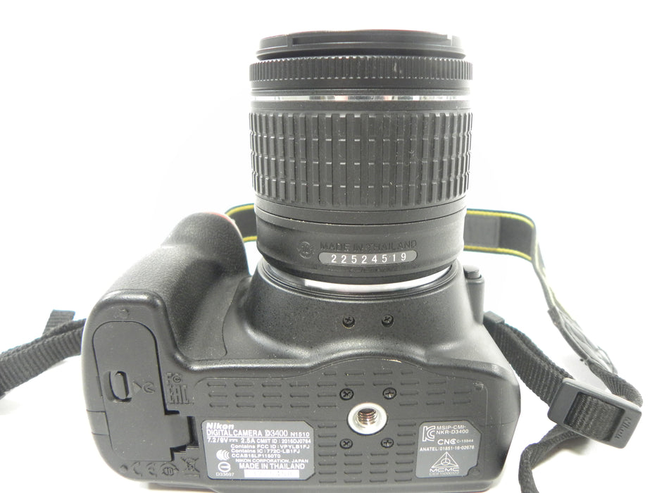 Nikon D3400 24.2mp Digital SLR w/Nikkor AF-P DX VR 18-55 Shutter ct. 607