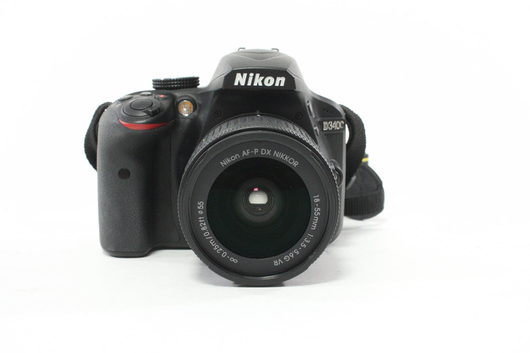 Nikon D3400 DSLR Camera with 18-55mm f/3.5-5.6 G VR AF-P DX Nikkor Lens