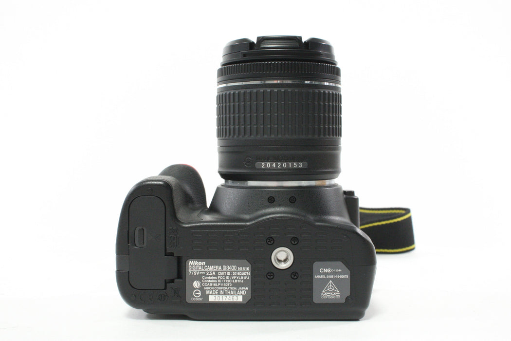 Nikon D3400 DSLR Camera with 18-55mm f/3.5-5.6 G VR AF-P DX Nikkor Lens