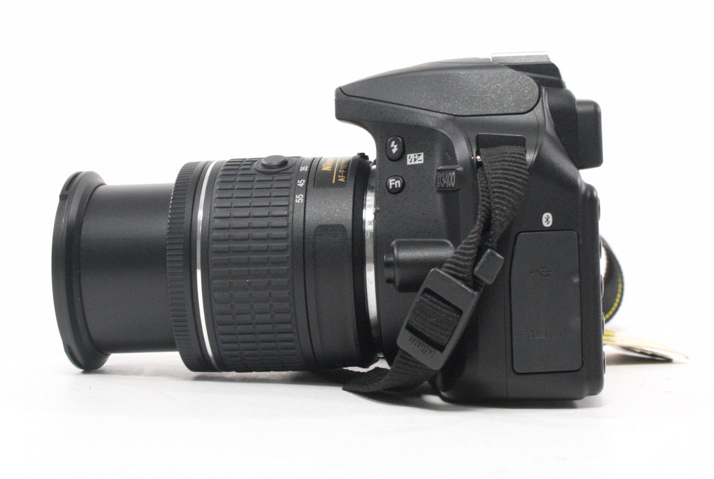 Nikon D3400 with 18-55mm f/3.5-5.6 G lens
