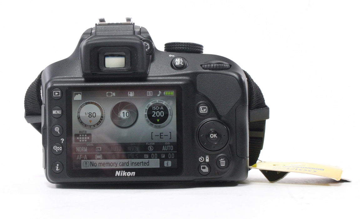 Nikon D3400 with 18-55mm f/3.5-5.6 G lens