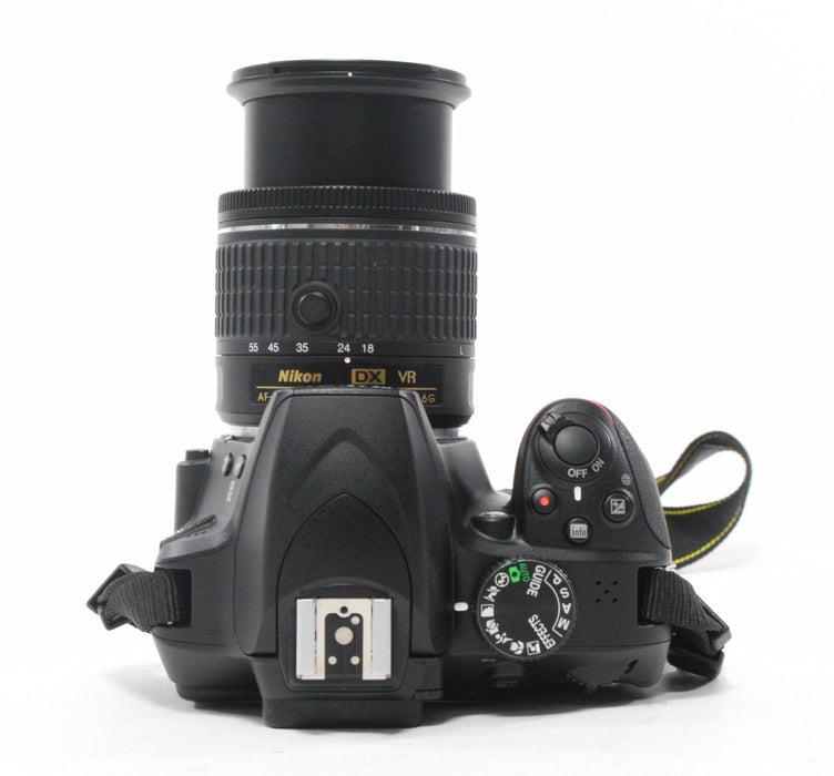 Nikon D3400 with 18-55mm f/3.5-5.6 G lens