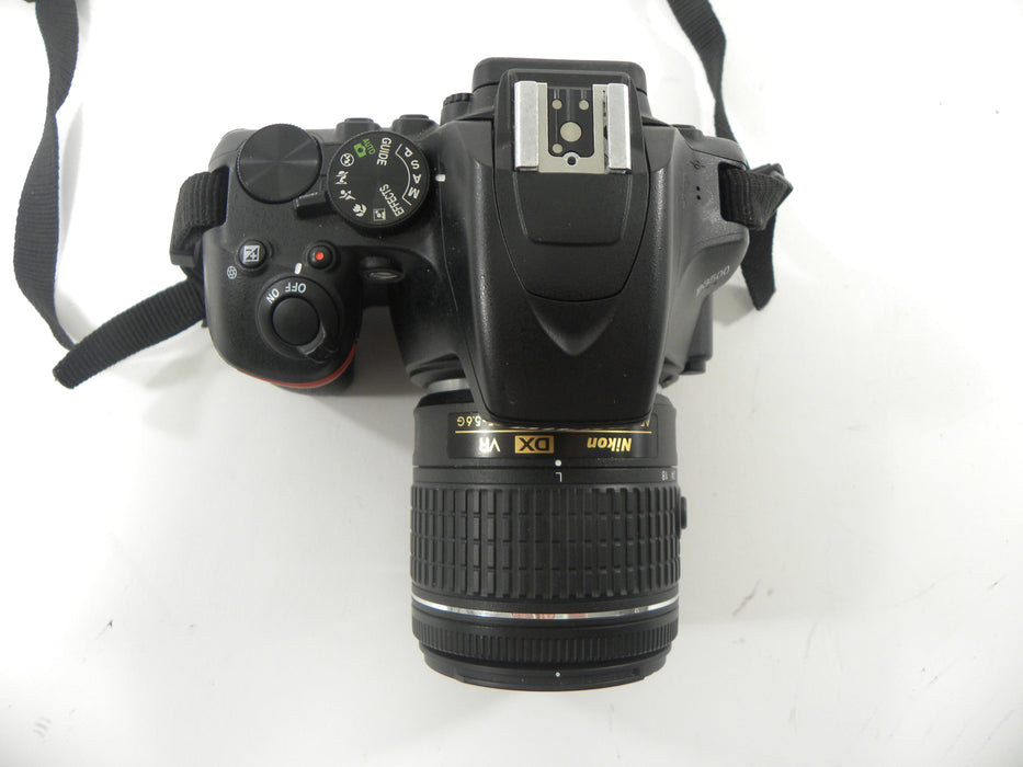 Nikon D3500 24.2mp Digital SLR w/AF-P DX VR 18-55 Shutter Ct. 1,704