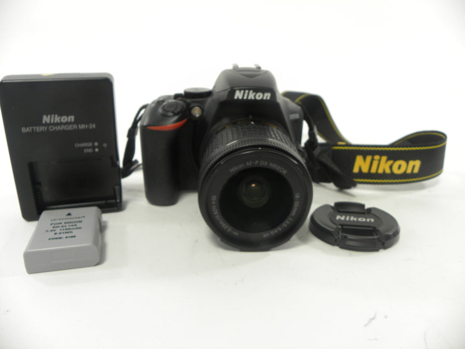 Nikon D3500 24.2mp Digital SLR w/AF-P DX VR 18-55 Shutter Ct. 1,704