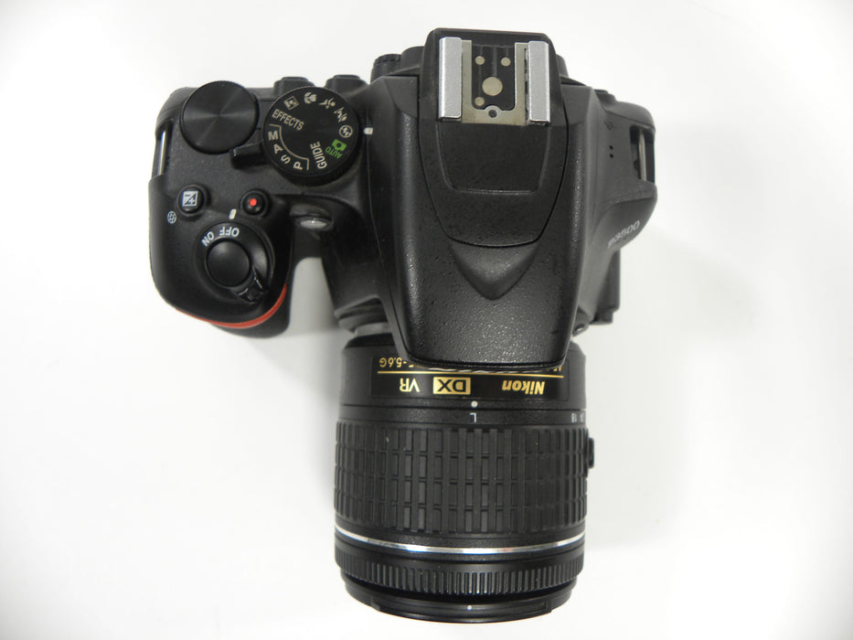 Nikon D3500 24.2mp Digital SLR w/AF-P Nikkor 18-55 VR DX Shutter Ct. 2,175