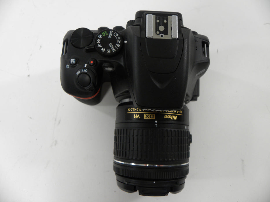 Nikon D3500 24.2mp Digital SLR w/Nikkor Af-P DX VR 18-55 Shutter Ct. 988