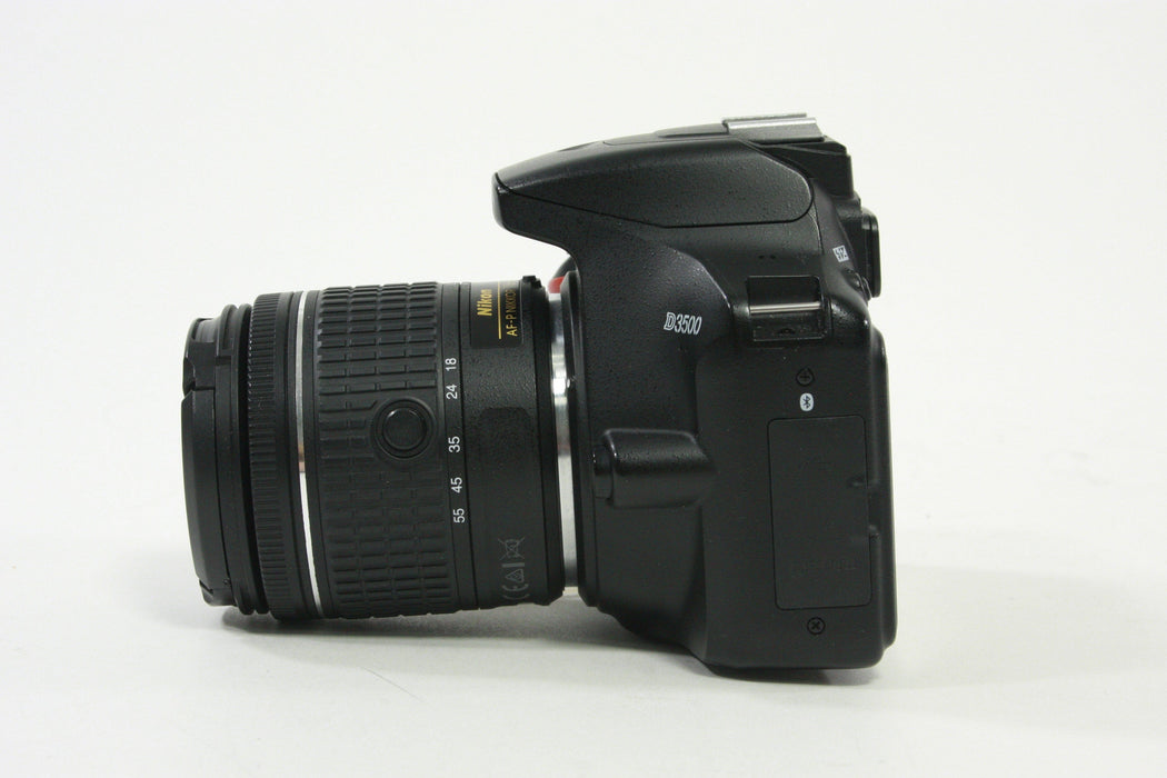 Nikon D3500 Digital SLR Camera w 18-55mm f3.5-5.6 G AF-P DX VR Lens SC 15,988
