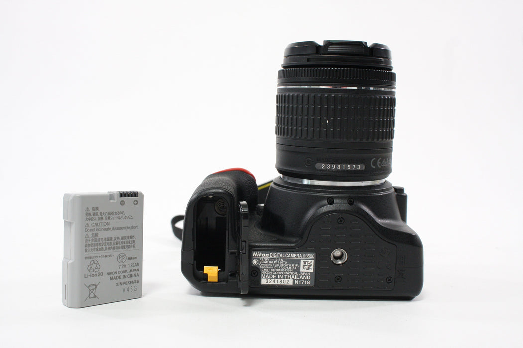 Nikon D3500 DSLR Camera with 18-55mm f/3.5-5.6G VR Lens Shutter Count 1,273