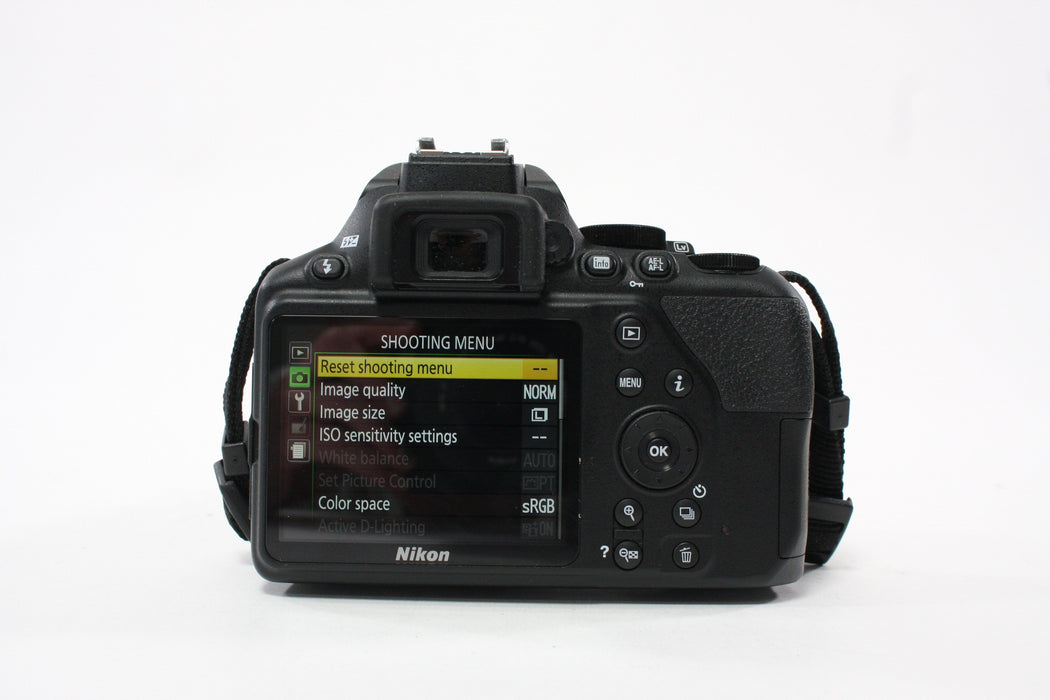 Nikon D3500 DSLR Camera with 18-55mm f/3.5-5.6G VR Lens Shutter Count 1,273