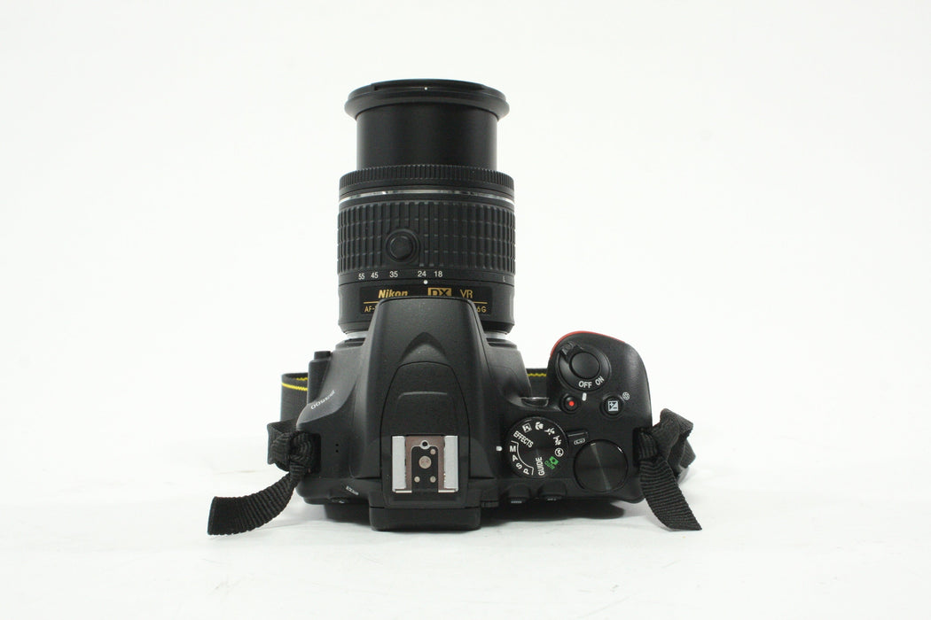 Nikon D3500 DSLR with 18-55mm f/3.5-5.6 G AF-P Lens with Shutter Count 415