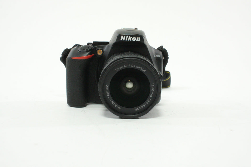 Nikon D3500 DSLR with 18-55mm f/3.5-5.6 G AF-P Lens with Shutter Count 415