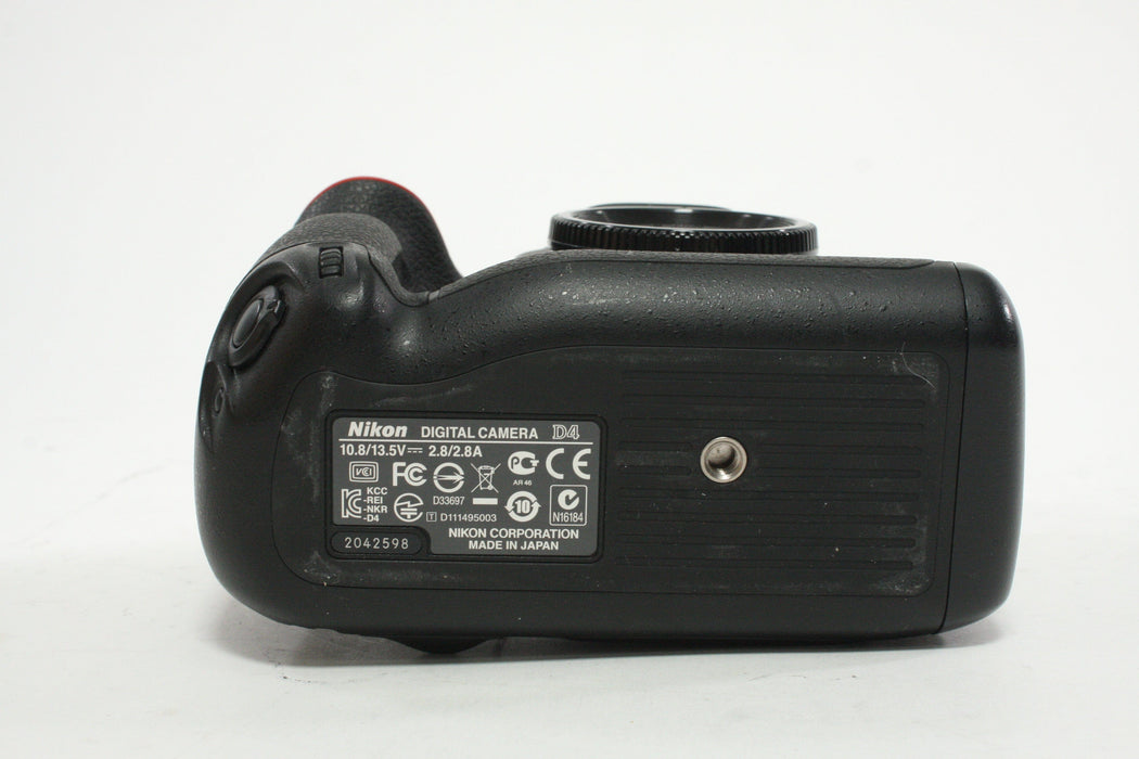 Nikon D4 DSLR Camera Body with a Shutter Count of 28,896