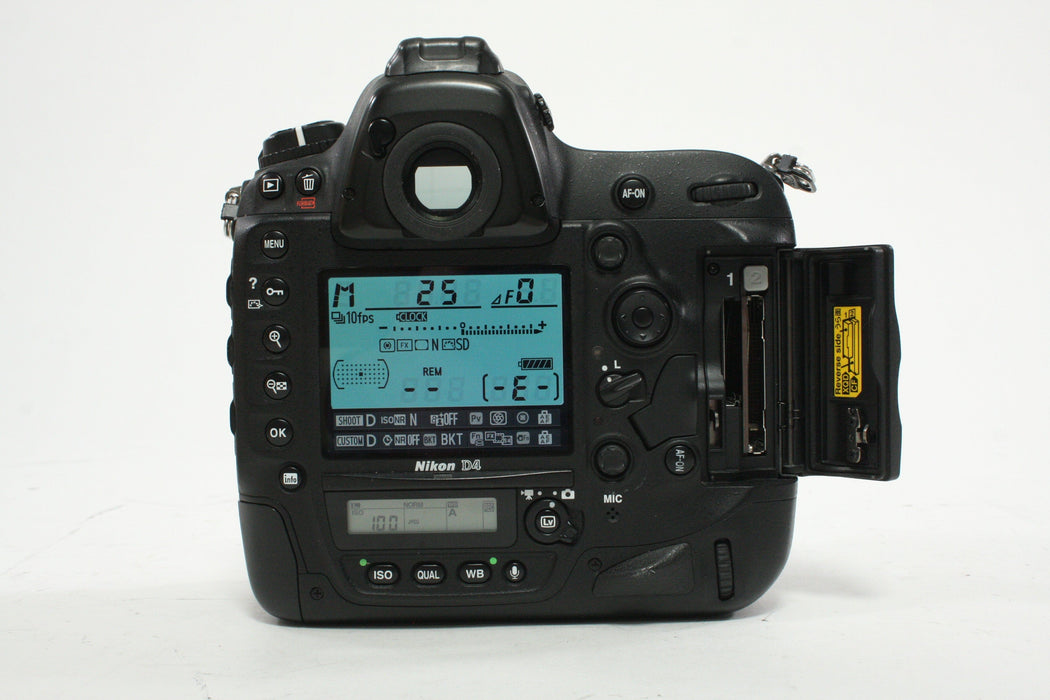 Nikon D4 DSLR Camera Body with a Shutter Count of 28,896
