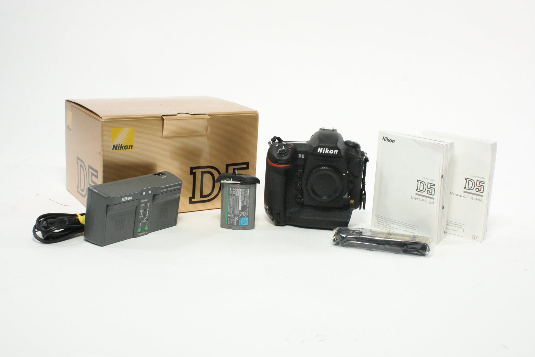 Nikon D5 Dual XQD DSLR Camera Body with Shutter Count of 82,484