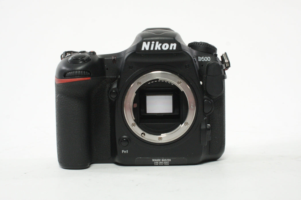 Nikon D500 DSLR Camera Body with a Shutter count of 76,319