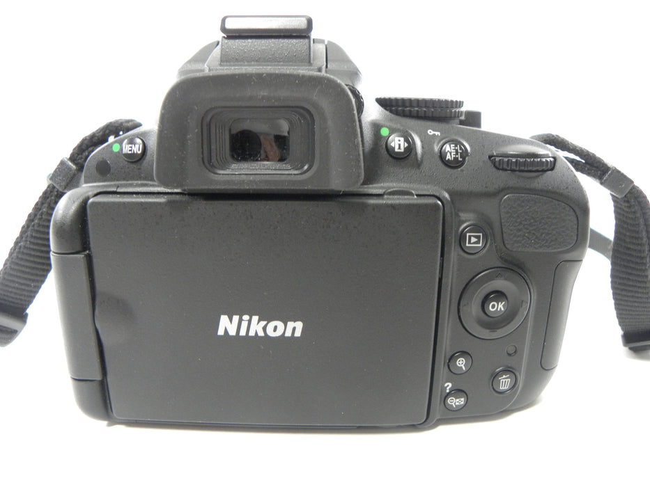 Nikon D5100 16.2mp Digital SLR w/AF-S 18-55 DX VR Shutter Ct. 2,617