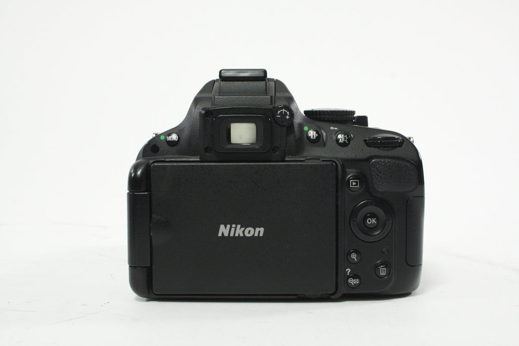 Nikon D5100 DSLR Camera with 18-55mm f/3.5-5.6 G DX VR SWM Lens SC 31,270