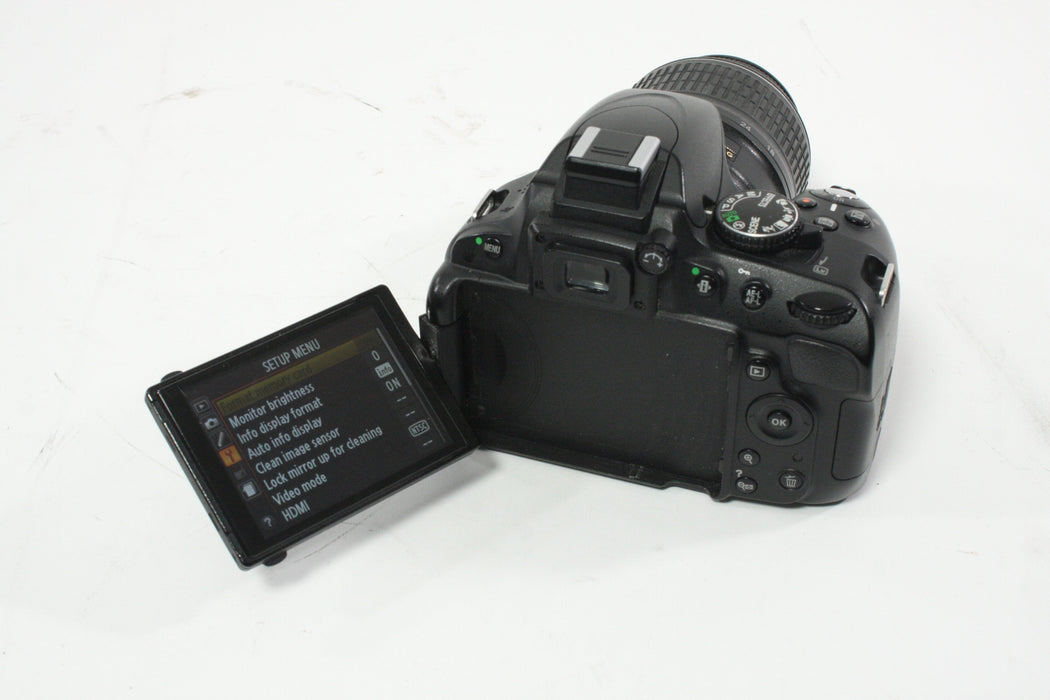 Nikon D5100 DSLR Camera with 18-55mm f/3.5-5.6 G DX VR SWM Lens SC 31,270