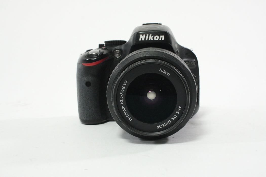 Nikon D5100 DSLR Camera with 18-55mm f/3.5-5.6 G DX VR SWM Lens SC 31,270