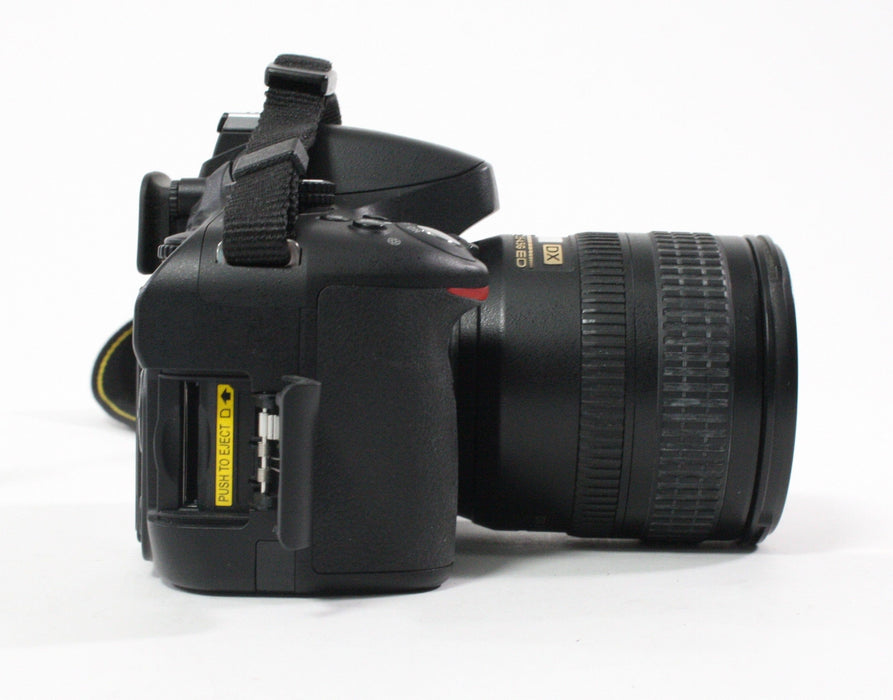 Nikon D5100 DSLR with Nikon 18-70mm f/3.5-4.5G DX ED AF-S Lens with Shutter Count 990