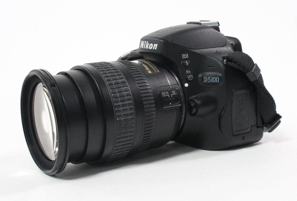 Nikon D5100 DSLR with Nikon 18-70mm f/3.5-4.5G DX ED AF-S Lens with Shutter Count 990