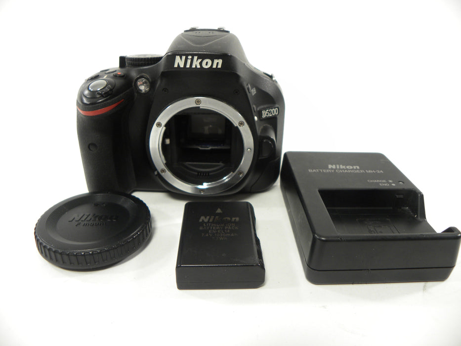 Nikon D5200 24.1mp Digital SLR Body Only Shutter Ct. 7,584