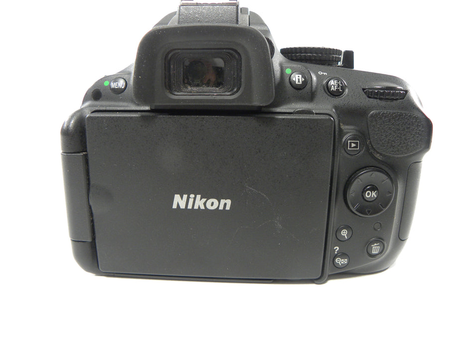 Nikon D5200 24.1mp Digital SLR Body Only Shutter Ct. 7,584