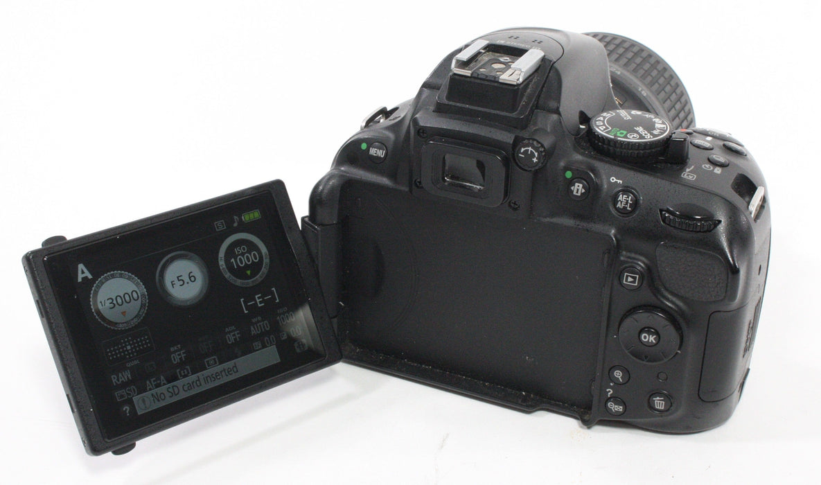 Nikon D5200 Digital Camera with 18-55mm f/3.5-5.6 VR Lens SC#10,887