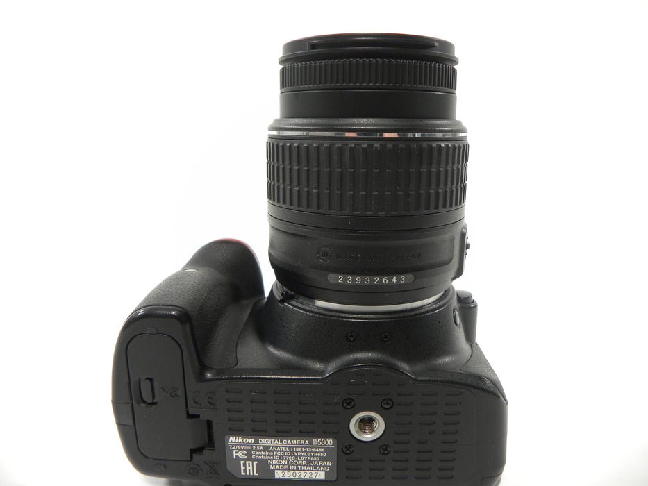 Nikon D5300 24.2mp Digital SLR w/18-55 f/3.5-5.6 DX VR Lens Shutter Ct. 10,590