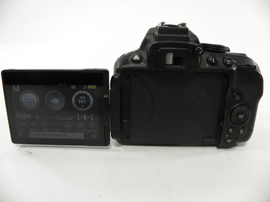 Nikon D5300 24.2mp Digital SLR w/18-55 f/3.5-5.6 DX VR Lens Shutter Ct. 10,590