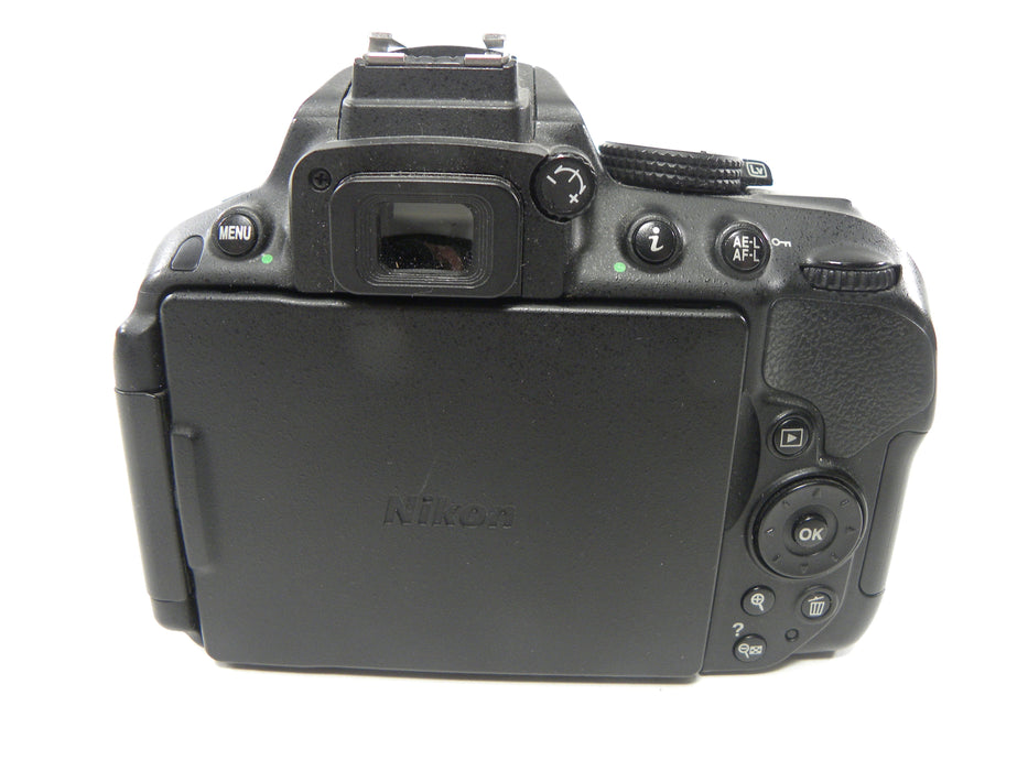 Nikon D5300 24.2mp Digital SLR w/18-55 f/3.5-5.6 DX VR Lens Shutter Ct. 10,590