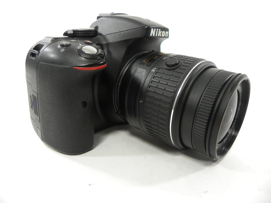 Nikon D5300 24.2mp Digital SLR w/18-55 f/3.5-5.6 DX VR Lens Shutter Ct. 10,590