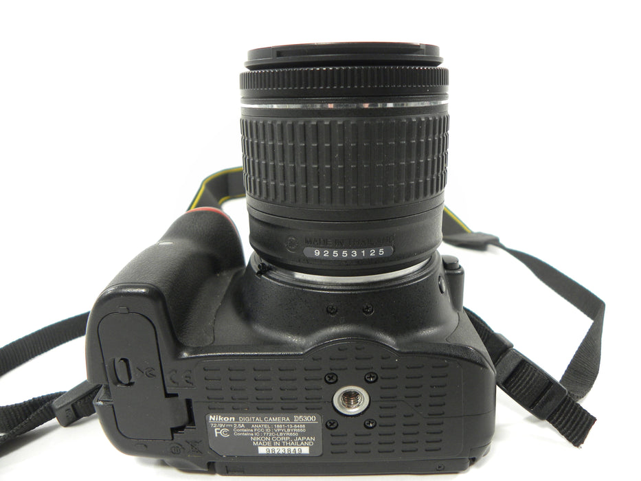 Nikon D5300 24.2mp Digital SLR w/AF-P Nikkor 18-55 VR DX S/C 5,551