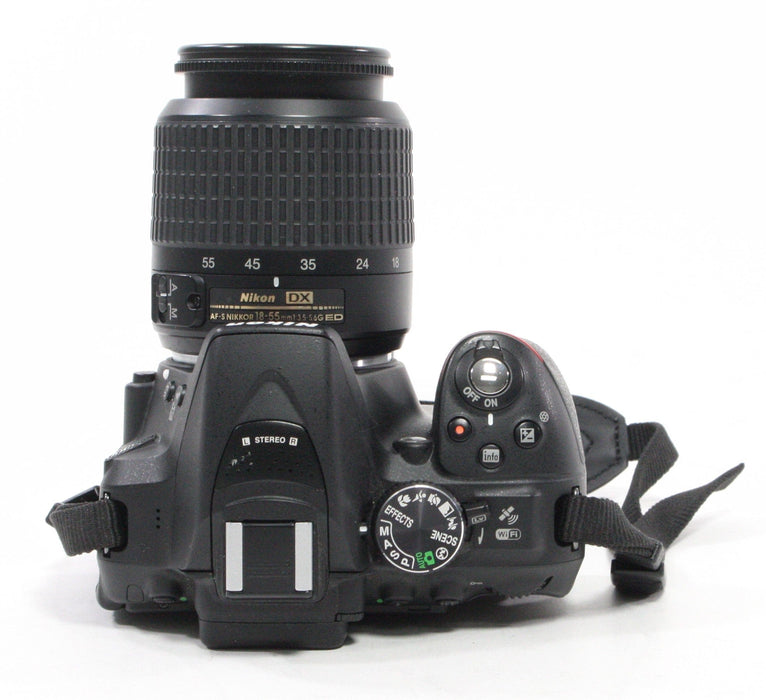 Nikon D5300 Digital SLR with 18-55mm f/3.5-5.6G Lens Shutter Count 3,192