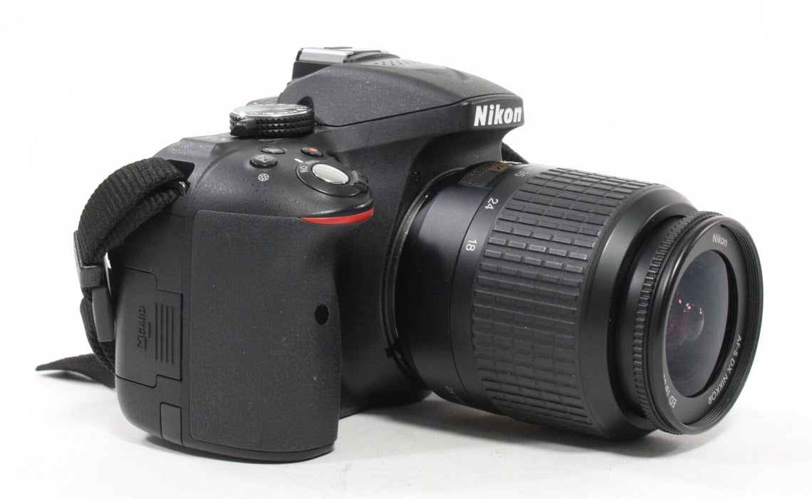 Nikon D5300 Digital SLR with 18-55mm f/3.5-5.6G Lens Shutter Count 3,192