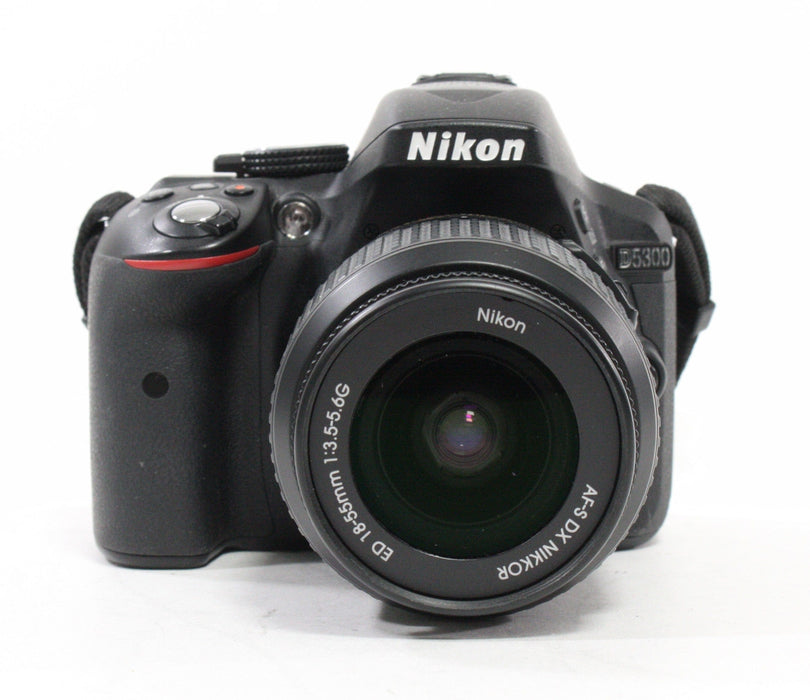 Nikon D5300 Digital SLR with 18-55mm f/3.5-5.6G Lens Shutter Count 3,192